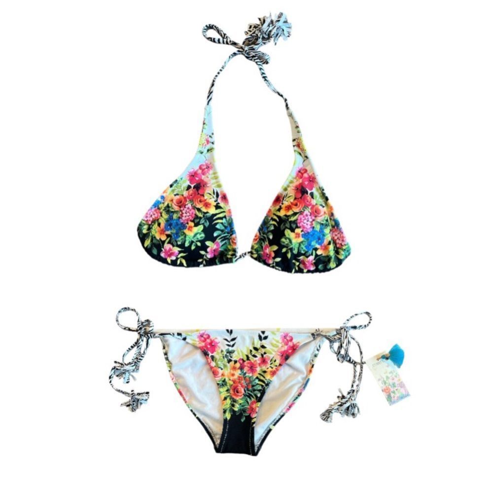 Johnny Was Spring String Bikini Top & Spring String Bikini Bottoms - Picture 13 of 15